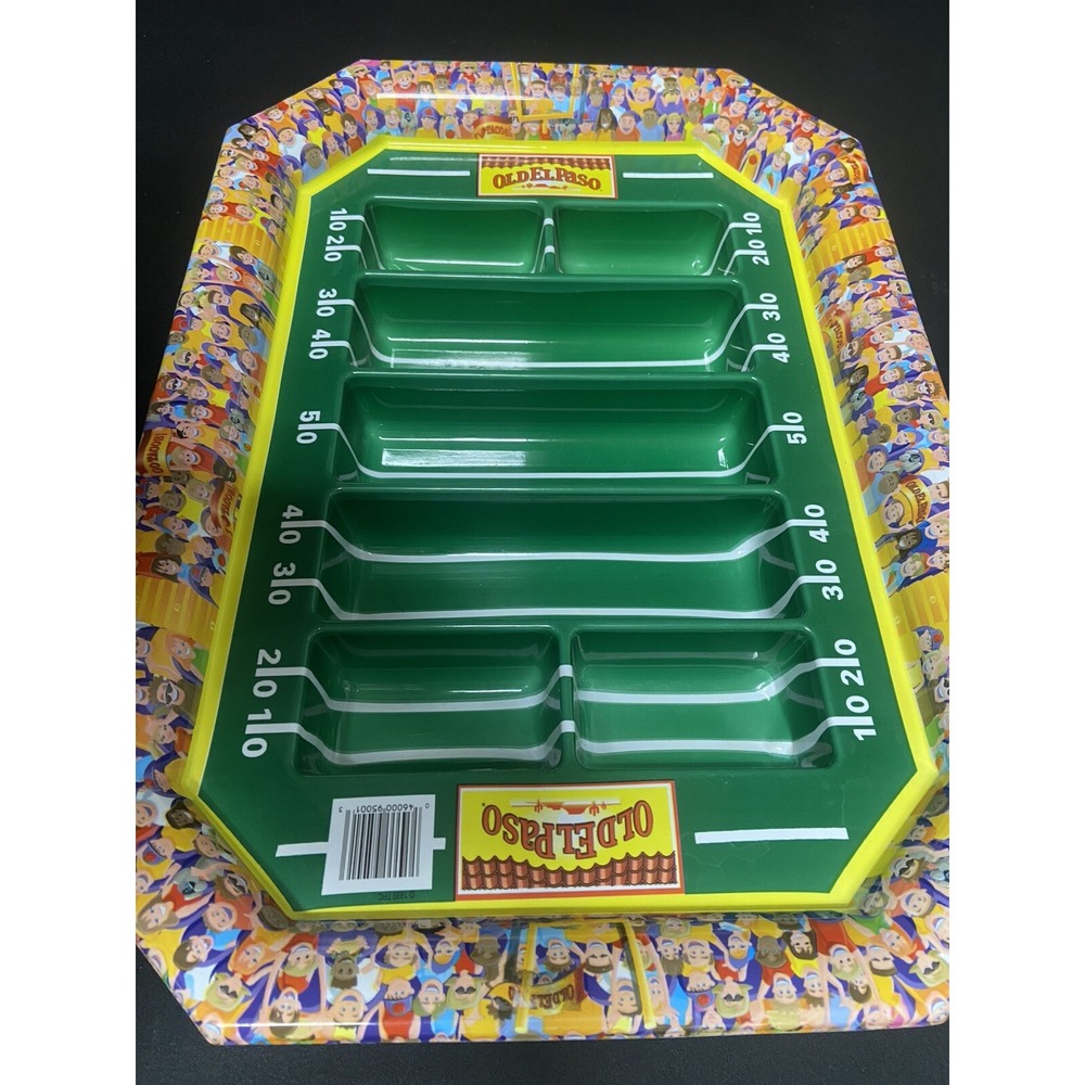 Old El Paso Vintage Football Stadium Taco/Appetizer Serving Tray/Platter - Picture 2 of 4